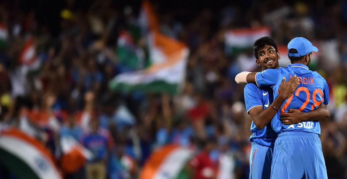 cricbuzz's tweet photo. W 1 0 W 1b 0: Last-over heroics from Jasprit Bumrah earns him the MoM award

#INDvENG https://t.co/GtFFgVA8FK