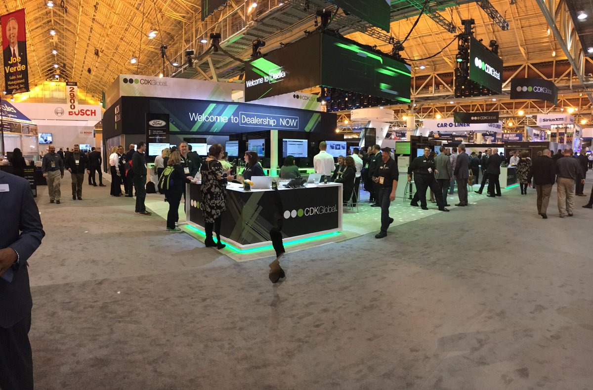 CDKGlobal's tweet photo. Last day to stop by our booth for a killer demo! #NADA100 #DealershipNOW https://t.co/Faw3Bltu9Q
