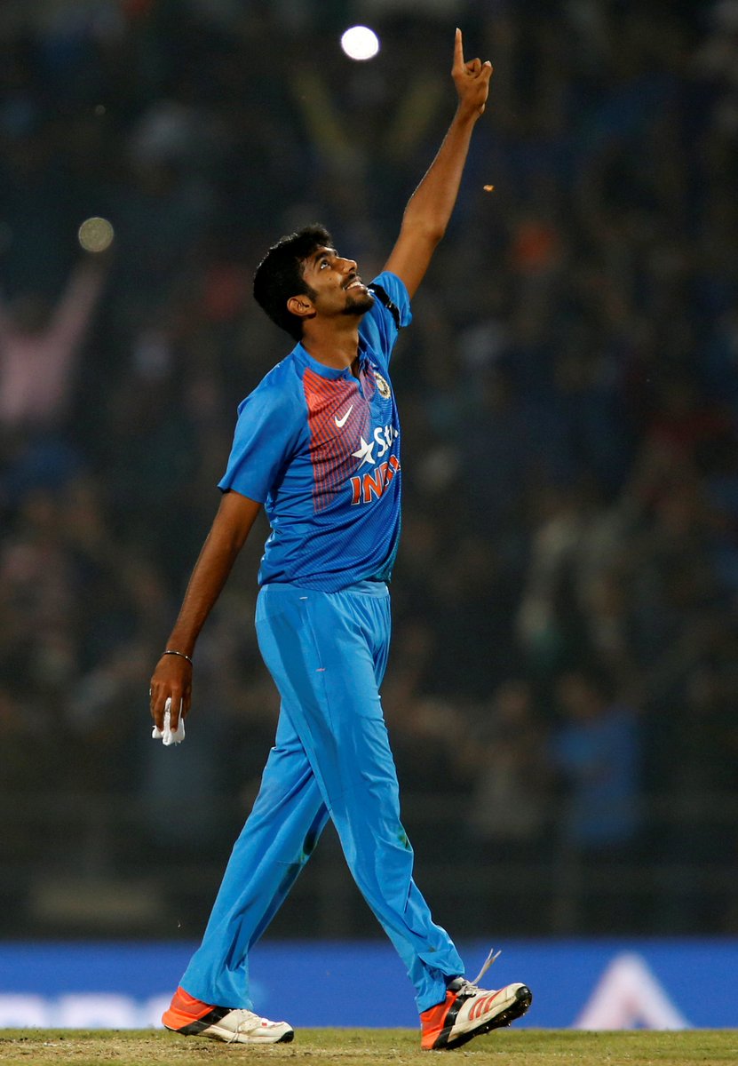 t2telegraph's tweet photo. Take a bow, Jasprit Bumrah! India equals the T2OI series vs England with a thrilling five-run win in Nagpur! #INDvENG https://t.co/jImgUokTwJ