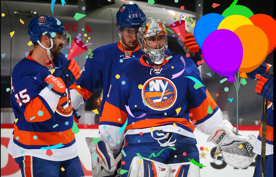 NYIslanders's tweet photo. Happy birthday Greisser!! 🎈🎉🎂 #Isles #GreissGreissBaby https://t.co/2SQUzQaqmA