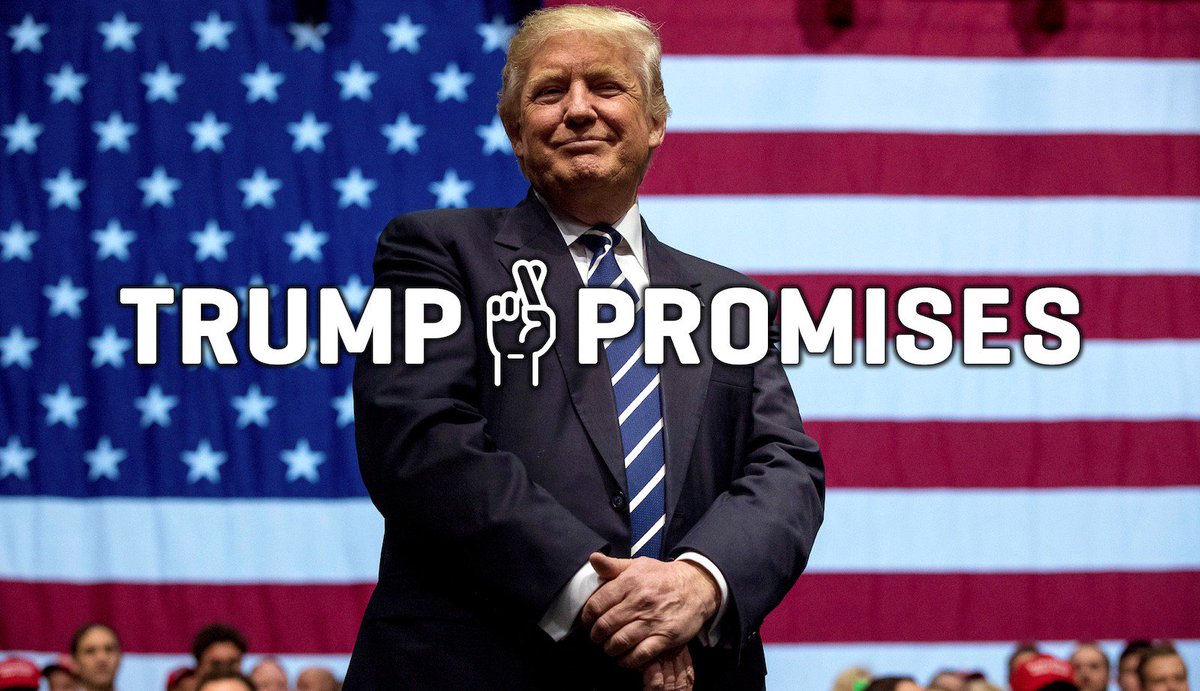 thinkprogress's tweet image. We didn't include promises that were vague. Here are the 663 specific things he promised the American people. thinkprogress.org/3d28f0131e7f