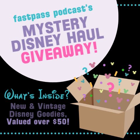 FastPassCast's tweet image. 🎉Giveaway time!🎉 Check out our IG for more info ✨ #disneygiveaway #disneypodcast
