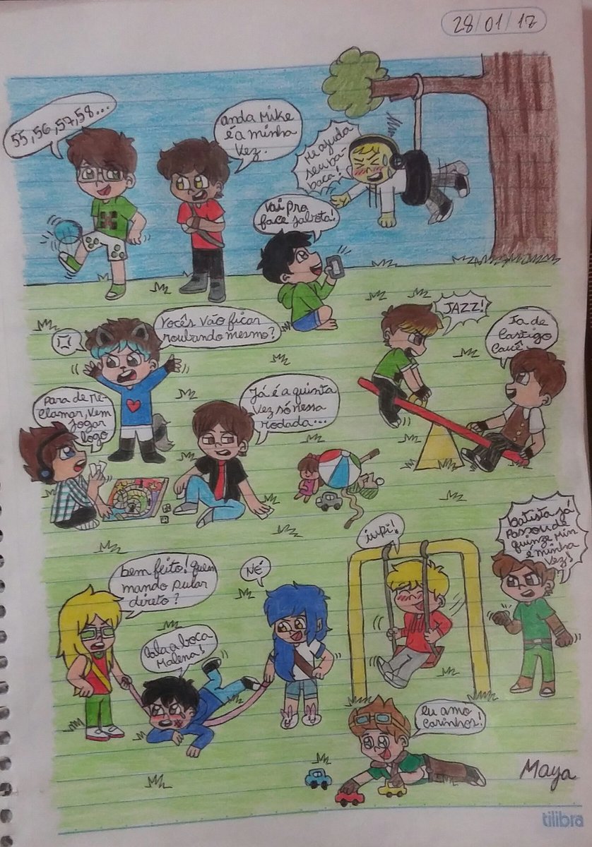 Maya_Denilas's tweet photo. Aqui está o desenho ^-^(esse desenho era pra ser eles se divertindo mas só descutem :b)espero que gostem! (Eu não caprichei tanto...) https://t.co/6YiJHM3EYl