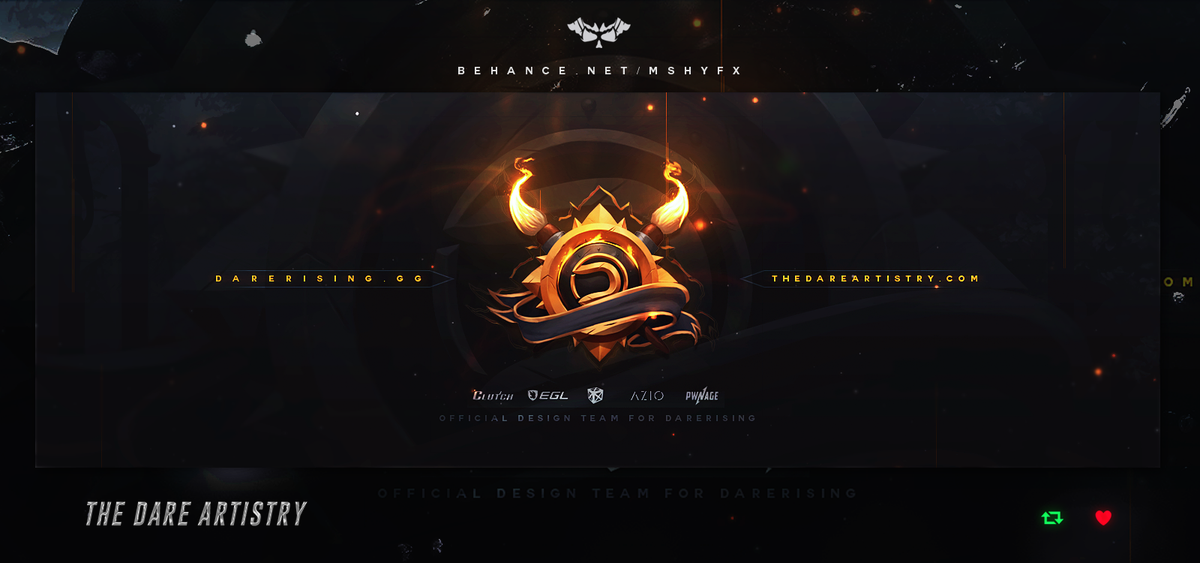 MatthewElcock's tweet photo. Headers for @TheDareArtistry 
#DareToDesign 

Retweets are highly appreciated!

HD: https://t.co/a3L7NCI5lf https://t.co/7FWLwgsd9x