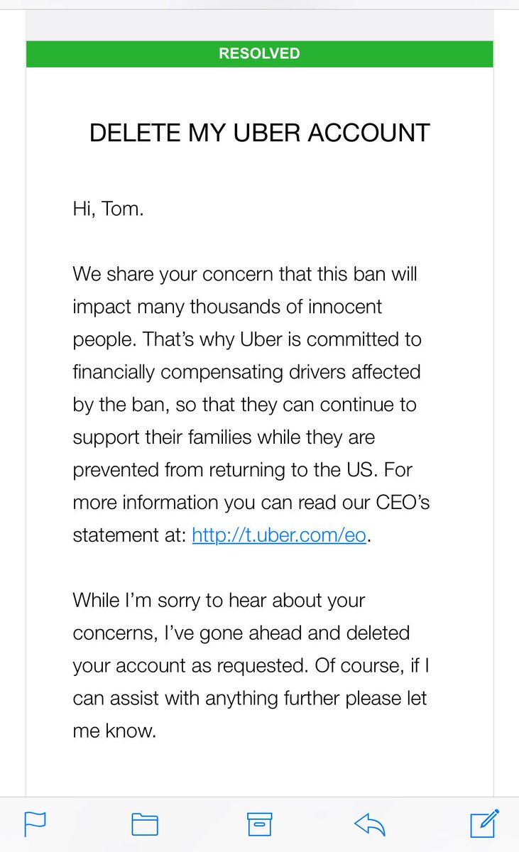 pitchforque's tweet image. Nice passive-aggressive response, Uber-twits. Thanks for confirming my decision to delete your app. Enjoy bankruptcy. #UseLyft #BoycottUber