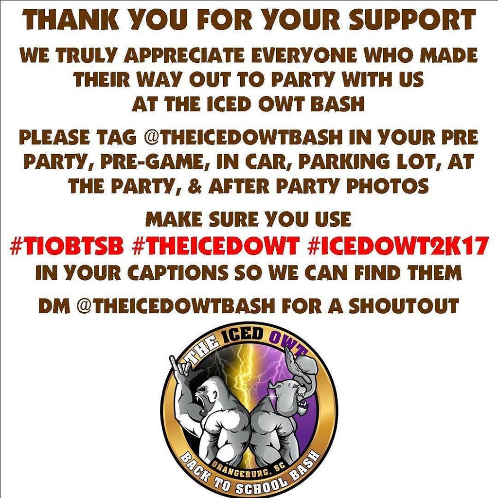 theicedowtbash's tweet photo. Thank You For Allowing Us To Be Part Of Your Back To School Experience.

We Appreciate You… https://t.co/DBBfq1d7JM https://t.co/UKtMmpFsQ5