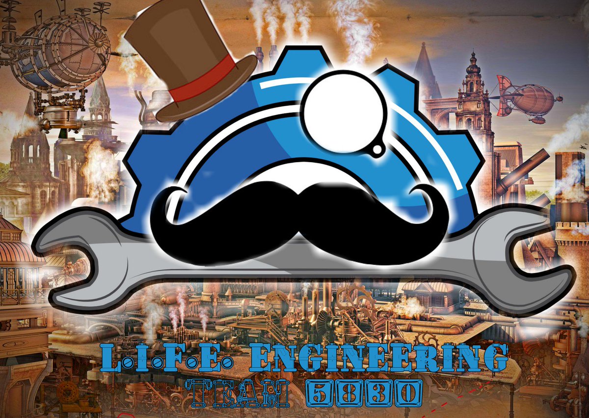 life_5830's tweet photo. Our logo is Steam Punk complete!
#fedexcontest #omgrobots #FRC5830 https://t.co/onl82dpVU2