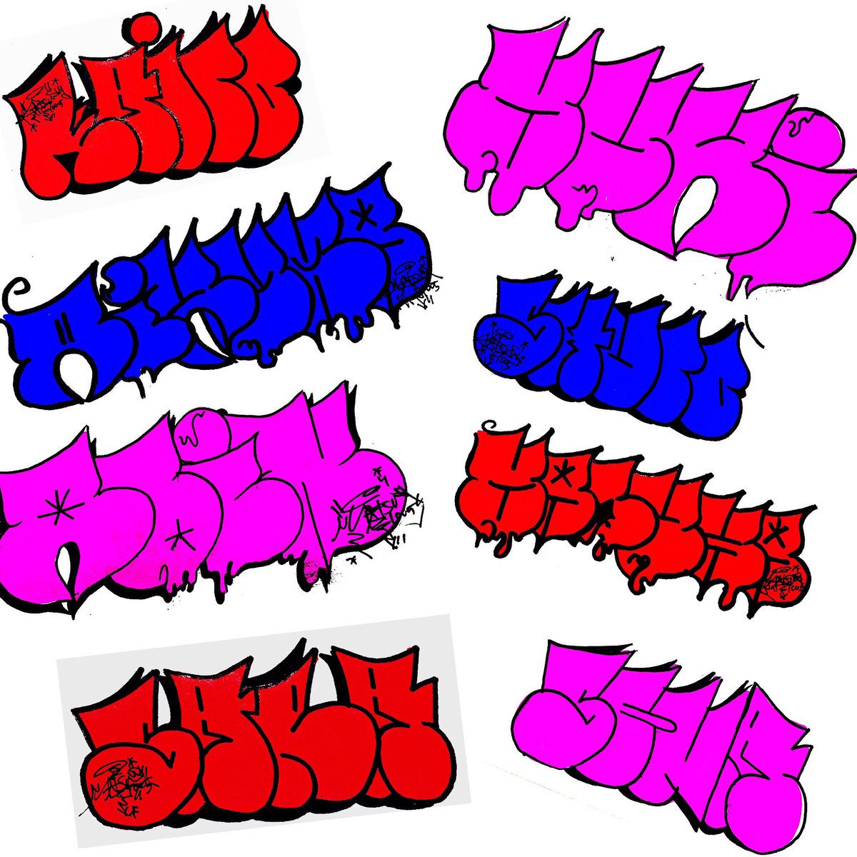 SwSwft5's tweet photo. こんな感じでステッカーやらなんやら描いてます！！
欲しいって思ってくれる人とかいんのかな？？
拡散よろしくお願いします！！乁( >_>乁)乁( >_>乁)
#RTした人全員フォローする #拡散希望 #graffiti #throwup #SWIFT https://t.co/H64Xi1G9jl