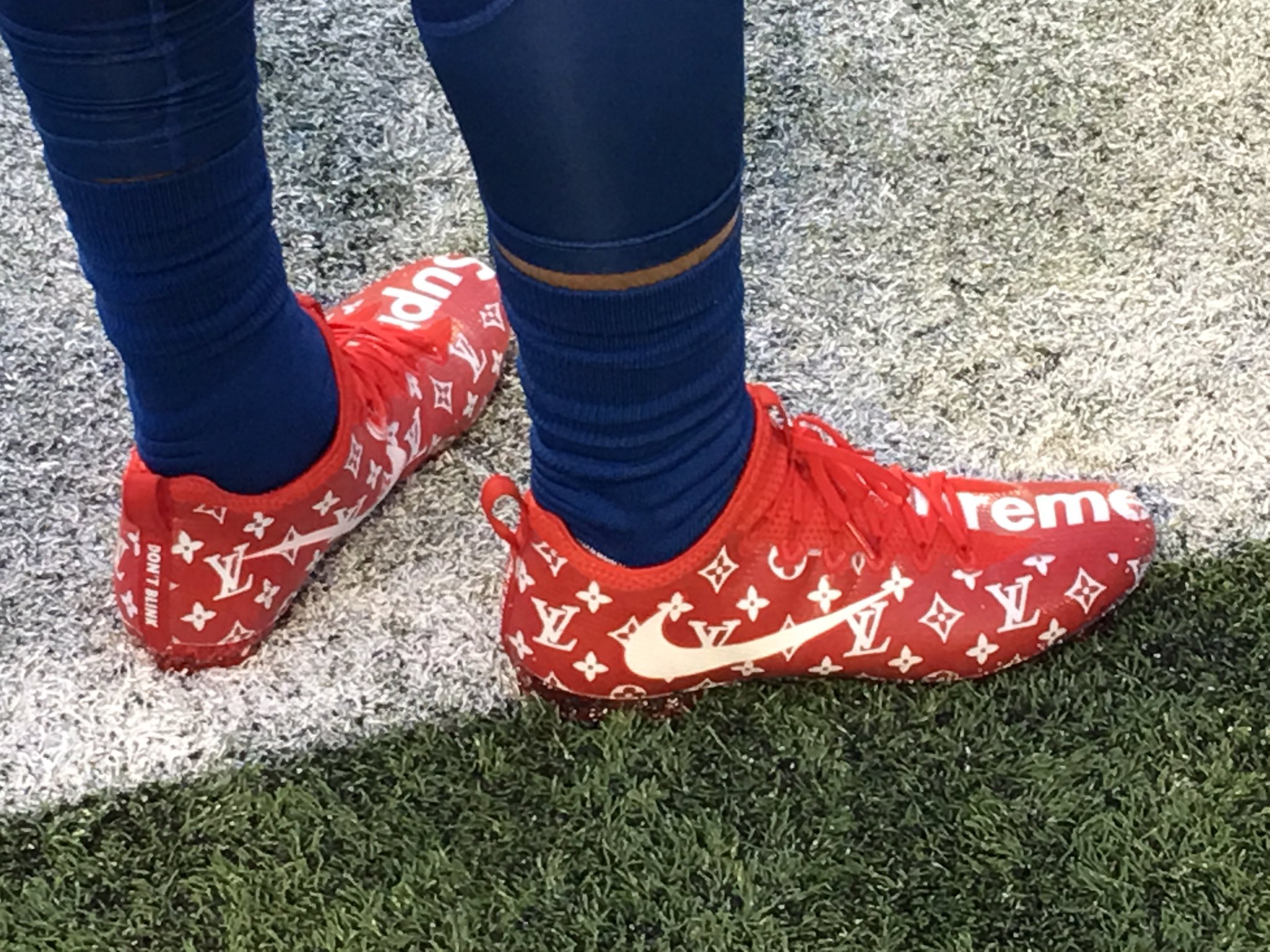 NFL on ESPN on X: .@OBJ_3's pregame cleats for the Pro Bowl.   / X