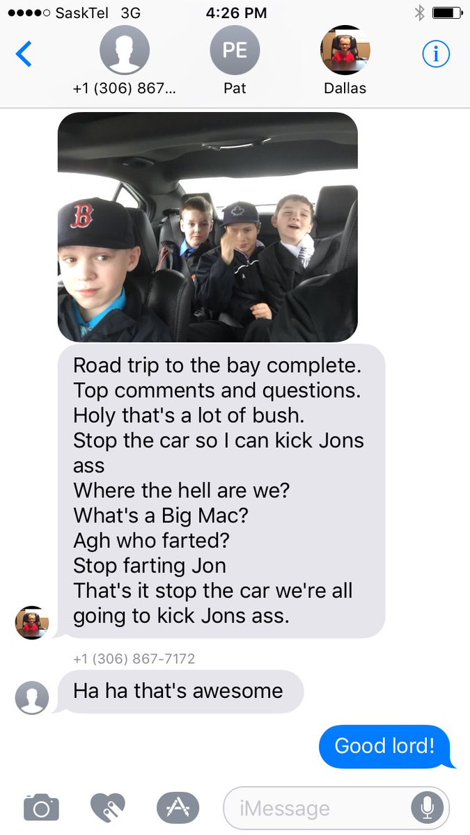 Robbiegirl8's tweet photo. Hockey road trip update from Dallas #HudsonBay #boysbonding #passthefebreeze #youcandressemupbut.. https://t.co/G9bUMPBsom