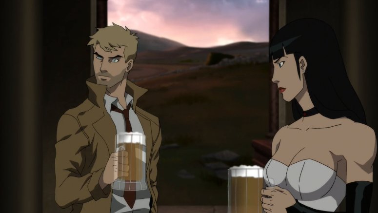 bestofzatanna's tweet image. zee and john in justice league dark movie 💞