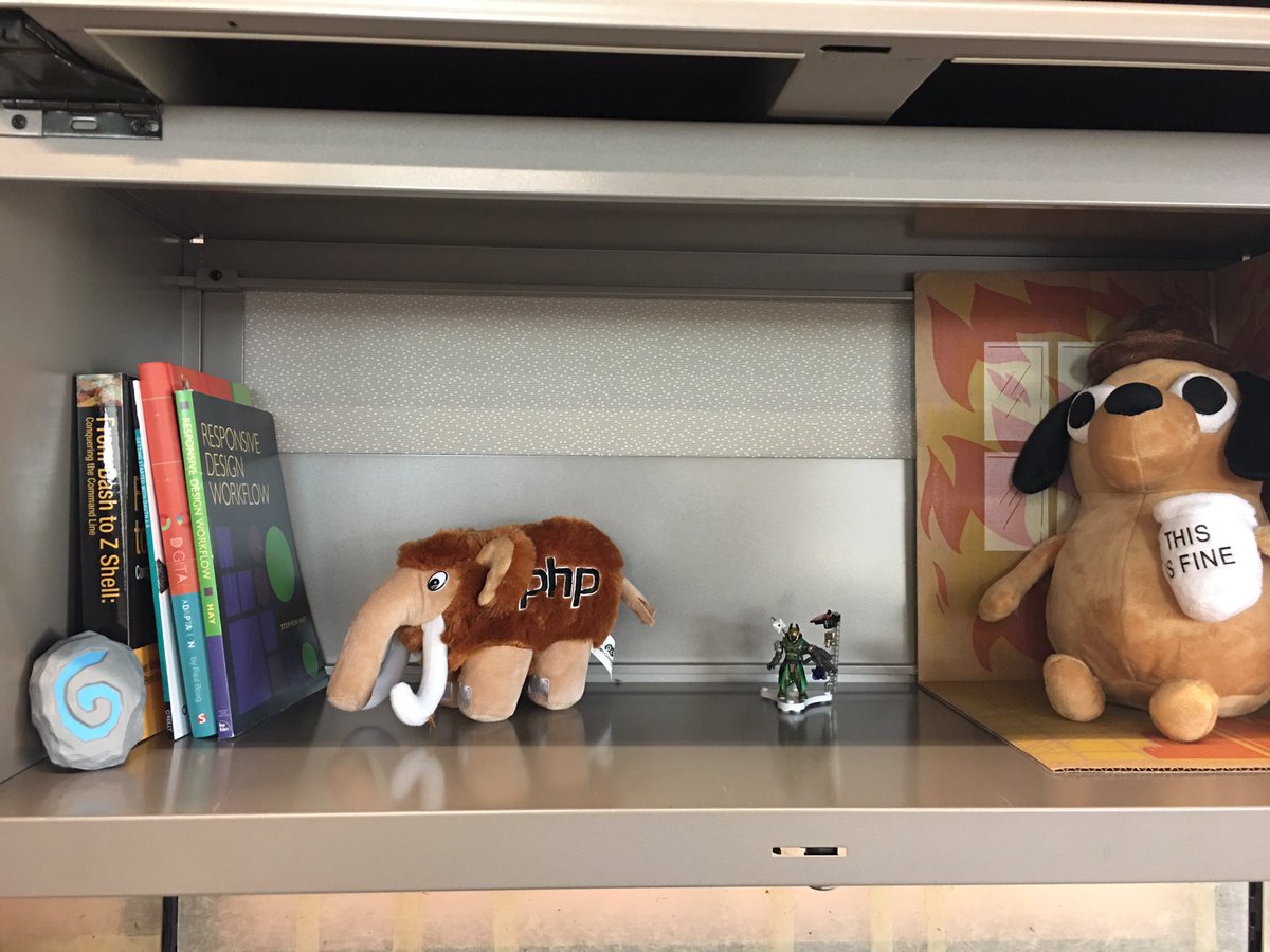 leeked's tweet photo. ElePHPant, newest addition to my workspace display! Thanks @foundryeighteen https://t.co/SHGHb4TQFi