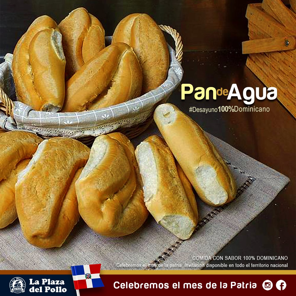laplazadelpollo's tweet photo. El Pan de Agua es una tradición en los dominicanos. ¿Con que te gusta acompañarlo? #LaPlazaDelPollo #PanDeAgua #CelebremosElMesDeLaPatria https://t.co/SbE7LlwgKU