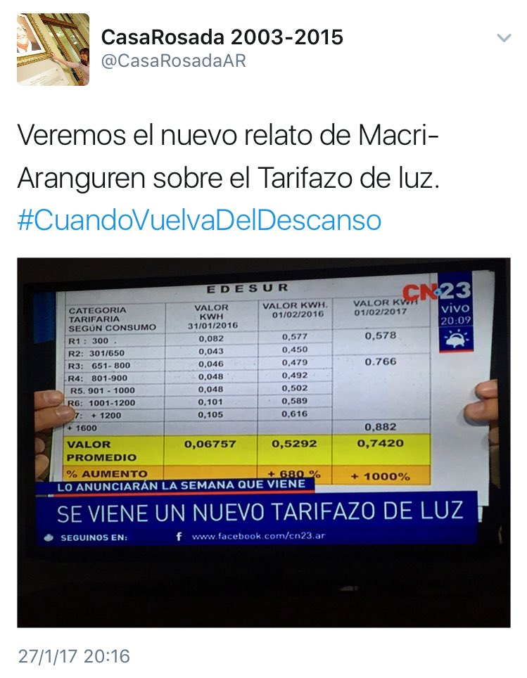 LicuadoraMamba's tweet photo. Perdiste la "creatividad" Anita Montanaro, ni eso te queda.
Tuit #CasaRobada: 20:16
Tuit #LaMorsa 20:40 https://t.co/htf4d7nmYa