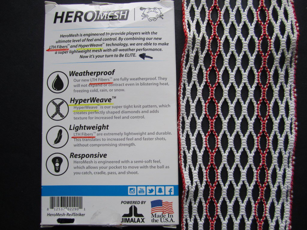 BlueCollarLax's tweet photo. Why does @EastCostDyes falsely advertise #HeroMesh is made of fibers that don't exist? #SocialMediaSociopath link: https://t.co/4w8vczS81y https://t.co/6PlK5K2KY4