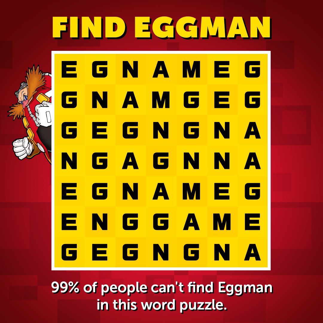 sonic_hedgehog's tweet photo. Eggman's hardest puzzle yet! Can you solve it? #NationalPuzzleDay https://t.co/1BAmTub1eS