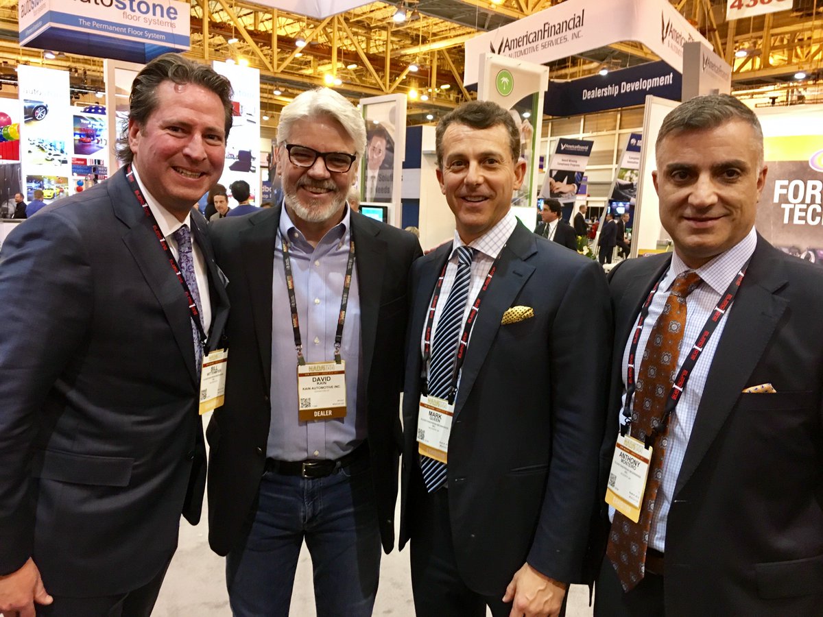BillyTheKidWitt's tweet photo. Wrapping up the final hours of #NADA100 with @KainAutomotive @eleadcrm's @MarkQueenELEAD1 and Anthony Monteiro at booth 4019. #DemoGravity https://t.co/gFVAcqFfrf