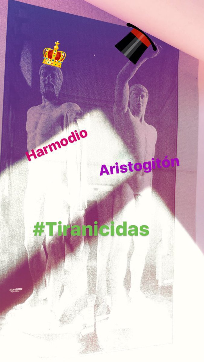 InSituCAROL's tweet photo. Ay Harmodio y Aristogitón... #Tiranicidas #GreekGoals https://t.co/KiE0LP6du4