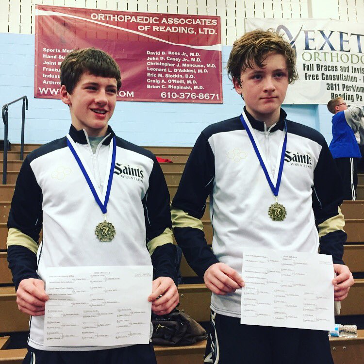 HughesMarci's tweet photo. Luke wins gold for the Saints! π€Όβ€π #firstmatchever #nervousashell https://t.co/ojG3CqBqmS