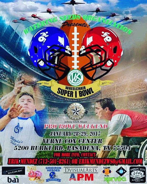 At the playoff games for the Wheelchair Super Bowl.