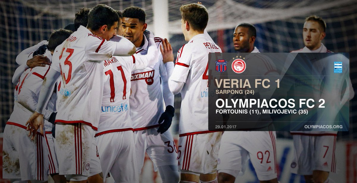 olympiacosfc's tweet photo. Mais um passo rumo ao 44.º! https://t.co/sKrWUN6a83 #olympiacos #superleague #VEROLY #veria #football #soccer #piraeus #greece #renti https://t.co/u1gqZmWZbI