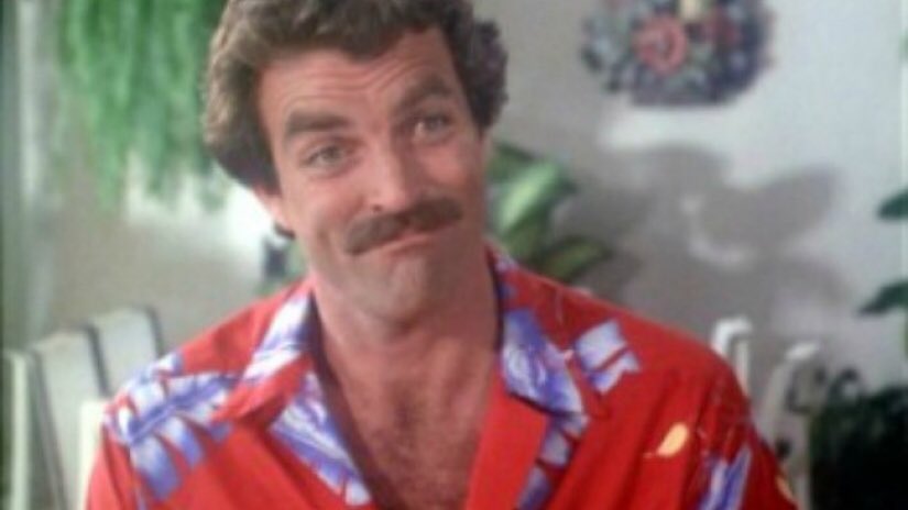 Happy Birthday to Tom Selleck! And his mustache! 