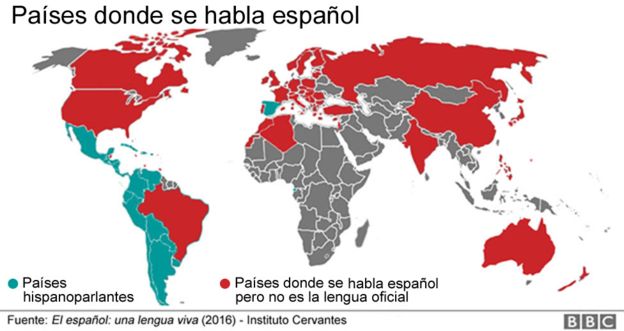 InstCervantes's tweet photo. ¿En qué países se habla español además de España y América Latina? https://t.co/9ICEQX8WvL  vía @BBCMundo https://t.co/AhwazpkgYW