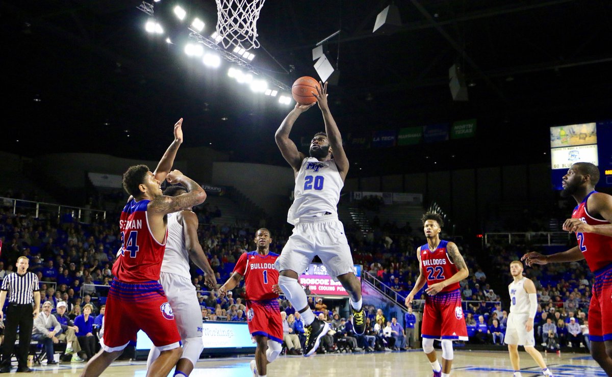 Sidelines_Sport's tweet photo. Look back at #MTSU's win over #LATech through @Tlamb35's best shots of the night. 

Full photo gallery📸: https://t.co/OWKNxbUURr https://t.co/QYWKkbQtxy