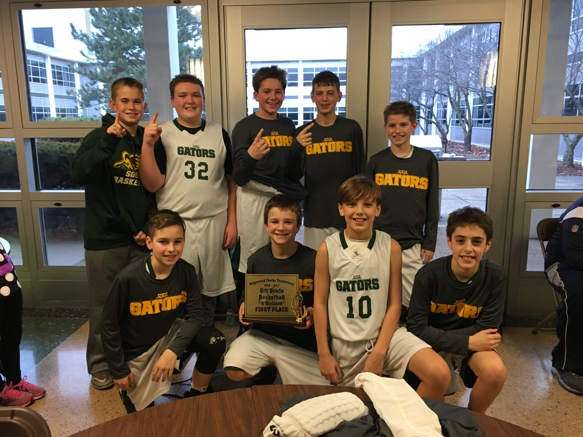 Congratulations to the 6th Grade Green Gators! First Place in The Ridgewood Feeder Tournament!