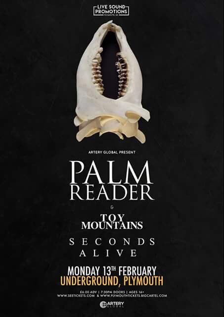 We're opening for @wearepalmreader and <a href="/ToyMountains/">TOY MOUNTAINS</a> in Bridgwater and Plymouth on their UK tour! Helllll yeaaaah 🤘