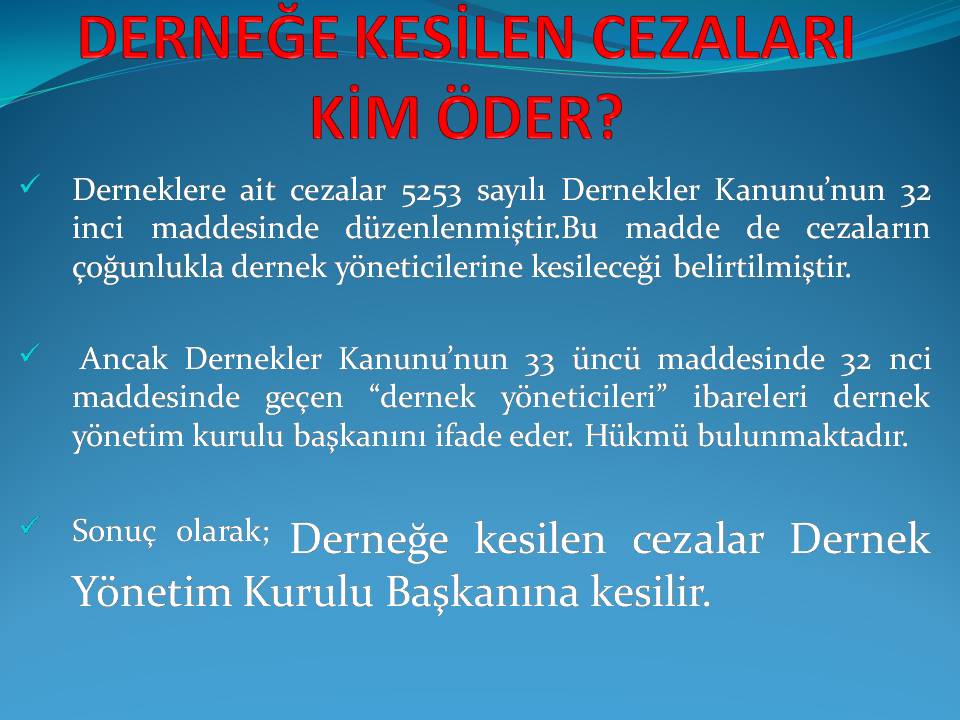 Derneklere kesilen cezaları kim öder? <a href="/habitatdernegi/">Habitat Derneği</a> <a href="/stgmdernegi/">STGM Derneği</a> <a href="/stksosyalmedya/">STK Sosyal Medya</a> 
dernekler.org/stk-danismanli…