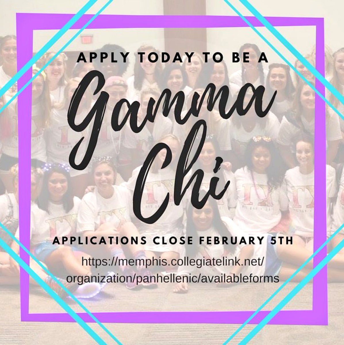 Only one more week until applications close!! Please email me if you have any questions!