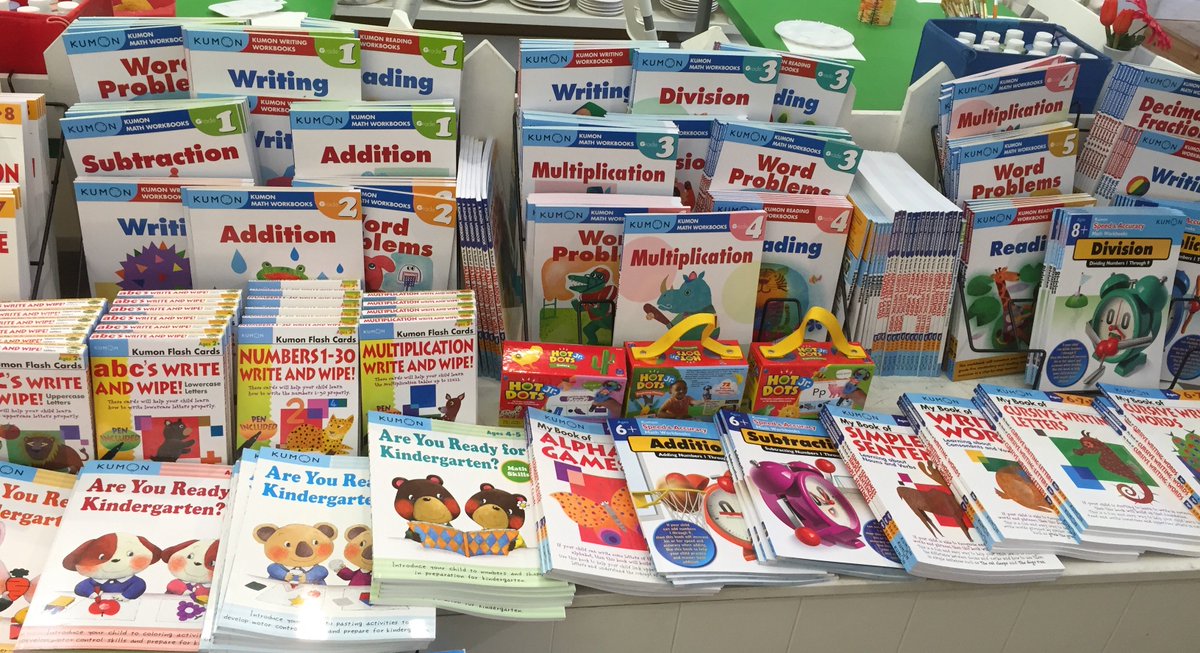 Hey, we cave a whole bunch of Kumon back in stock come check it out <a href="/Cowboys_Angels/">Cowboys and Angels</a> !  We have age 2 to Grade 6 #CAtoystore #kerrisdale #yvr