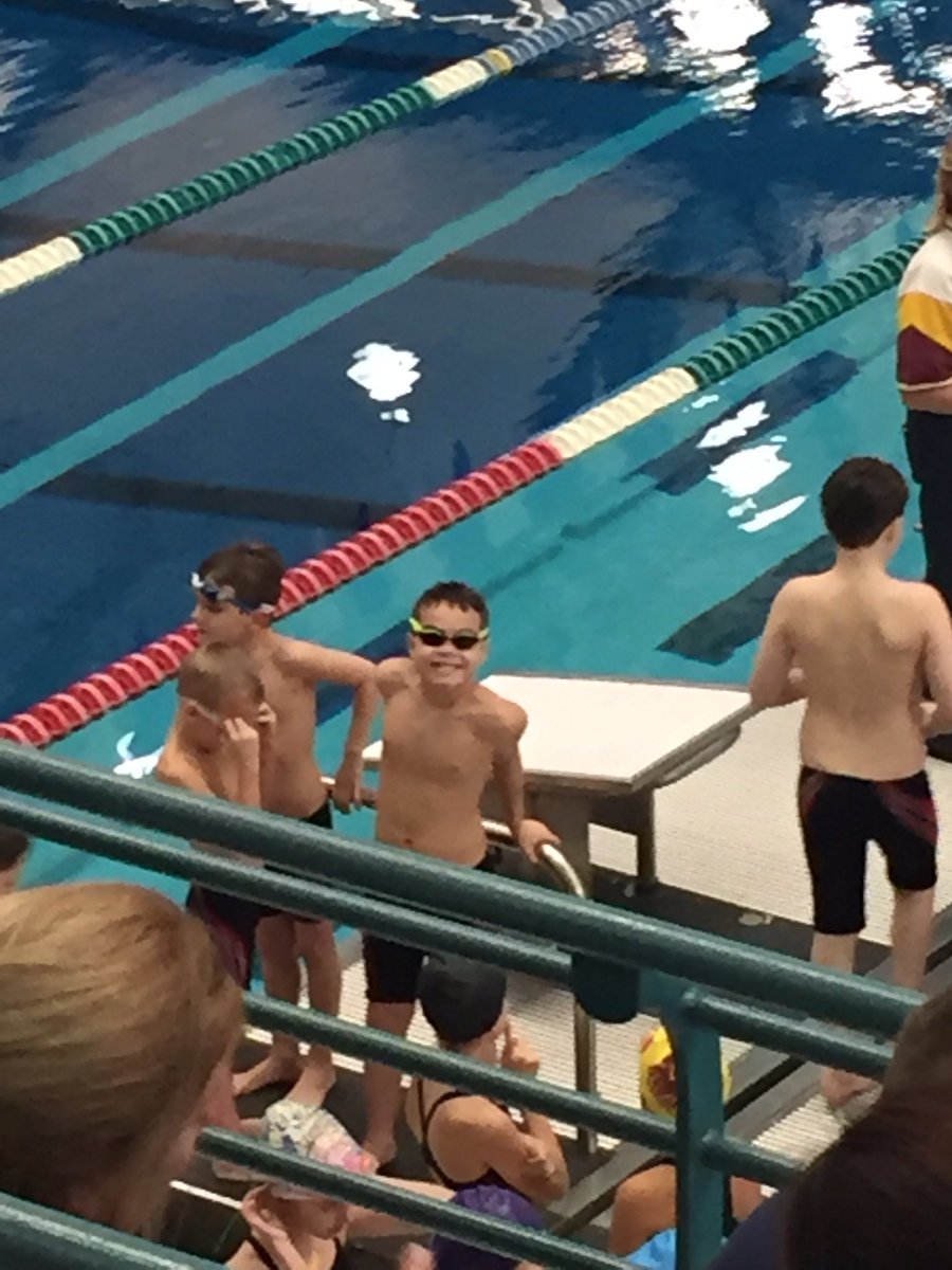Nikki2swifty's tweet photo. That smile says it all! #swimmeet2 #ourweekend#swim #swimmer #pool #swimteam #swimallweekend #cyoswimming #stingrays #straymonds https://t.co/BVjkvEAFuZ