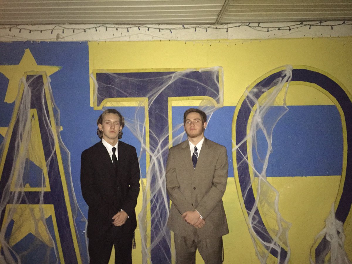 astateato's tweet photo. Congratulations to Hayden O'Bar and Jacob Olson for becoming initiated Brothers of the Alpha Tau Omega Fraternity!! #ruhrahrega https://t.co/E3a4OQClqn