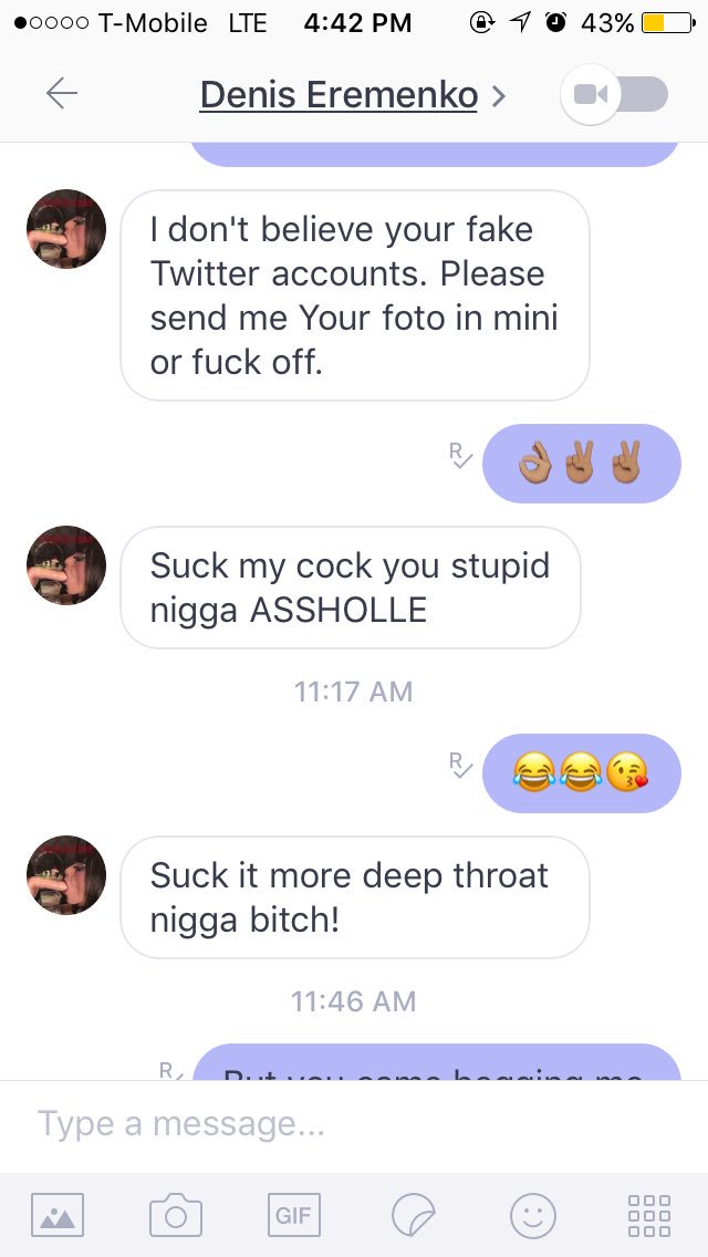 Goddess_Taylor1's tweet photo. And obviously a racist #loser at that #pindick #timewaster #youwish @RTEBONYDOMME @RT_Slave @RTCunt96 @rtdumb @RT4FD @underdeskloser @RT4FD https://t.co/sIBIHQ2XOy