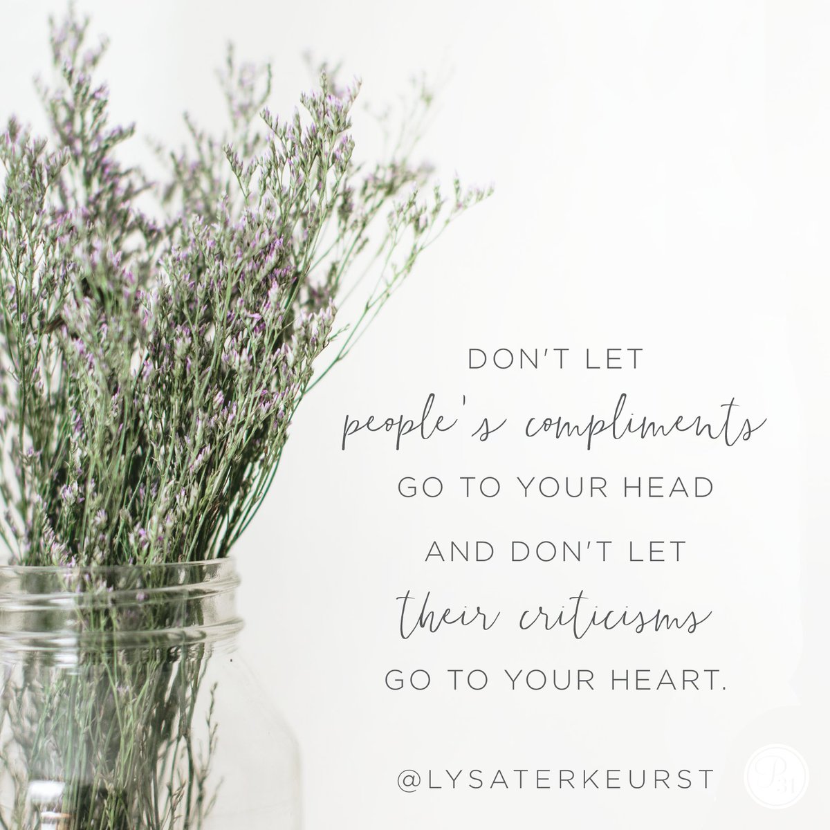 LysaTerKeurst's tweet photo. Because we don’t want to be ruled by what other people think of us. https://t.co/NPtP3bXWgS