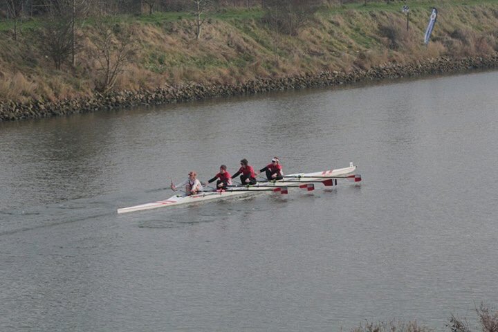 SheffieldCityRC's tweet photo. Last but not least, here's a crew that actually won their race! Congrats to the women's masters coxless quad! #BostonHead #sheffield #rowing https://t.co/rdpLWxNB90