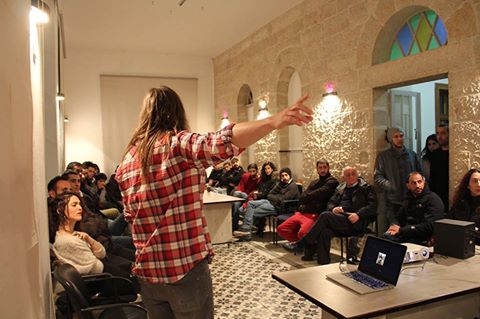palestinemusicx's tweet photo. Thanks to Jeff Thompson for a mind blowing talk! The first workshop in Haifa and Ramallah this weekend! #PMX2017 https://t.co/2eHaOZypdr