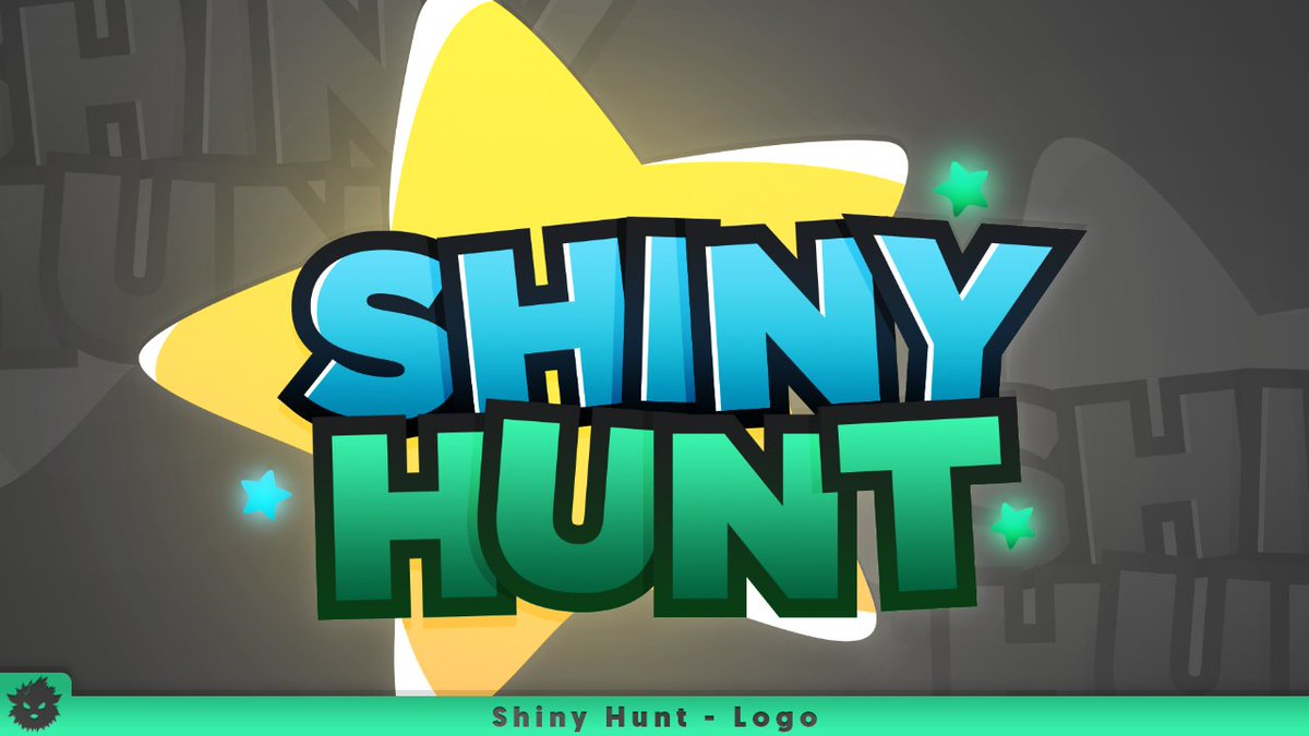 Artanine🎨 on X: This is a Shiny Hunt Logo + Thumbnail for @Saber