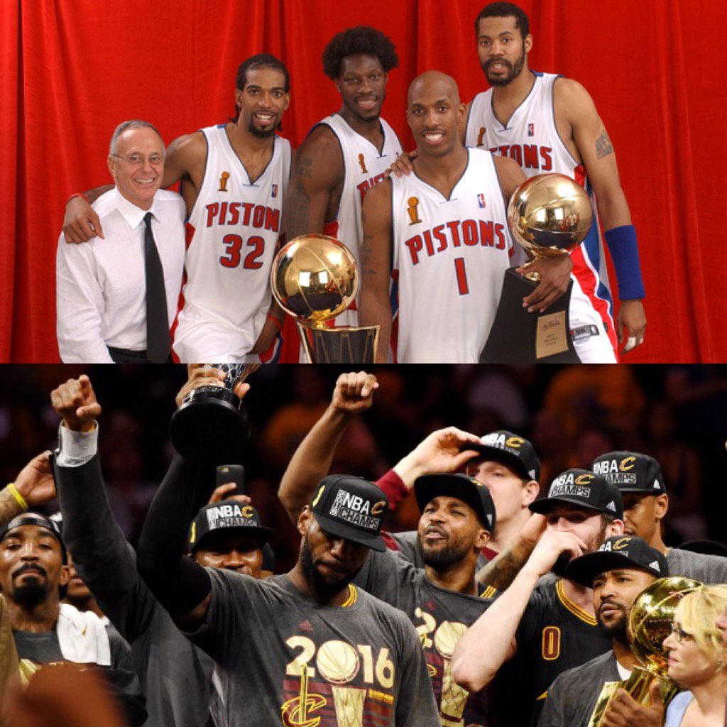 #NBA Who will win, the #2004Pistons or the #2016Cavaliers