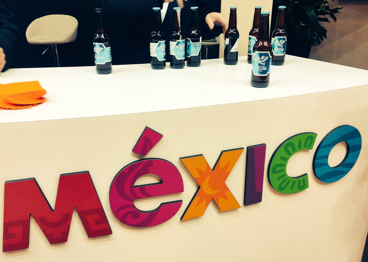 EvelynPintado's tweet photo. @mexicanosxespan @CerveceriaTulum @MananitasMadrid Siii! y también presente en el pabellón de México #FITUR2017 👏🏼🇲🇽 https://t.co/Jx4rxovizj