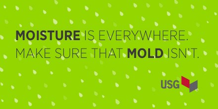 USGCreate's tweet image. Moisture is everywhere. Make sure mold isn’t. bit.ly/2ht4Djw