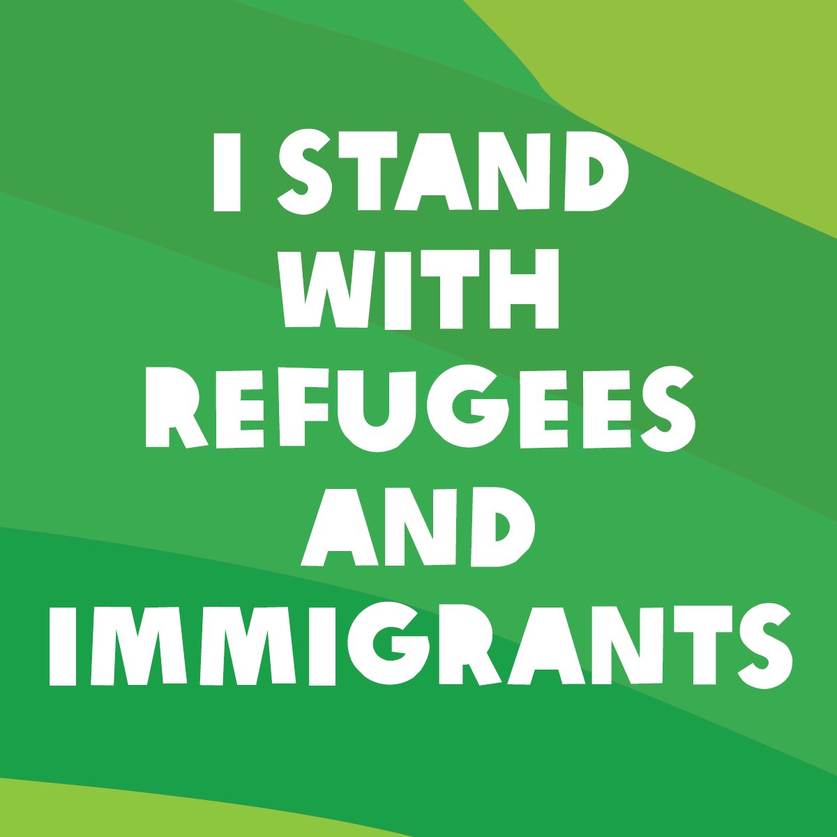 A great America should welcome and protect immigrants and refugees. #RefugeesWelcome #Buildbridgesnotwalls #NoBanNoWall