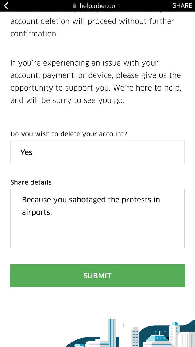 stellahaus's tweet photo. #deleteuber #supportlyft @Uber @lyft https://t.co/T2TypapQmr
