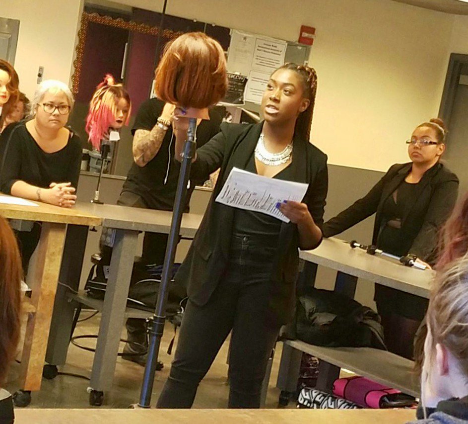 GrahamWebbVA's tweet image. Jackie makes us proud! Her color project impressed all the judges. Great job, Jackie! #GrahamWebbAcademy #colorproject