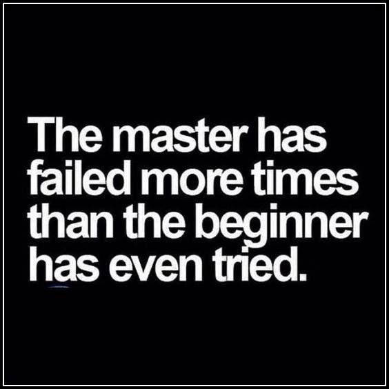 marshawright's tweet photo. We all start as beginners, keep on trying! #persist #hardwork #success #quote https://t.co/Iw1Vvf83zW