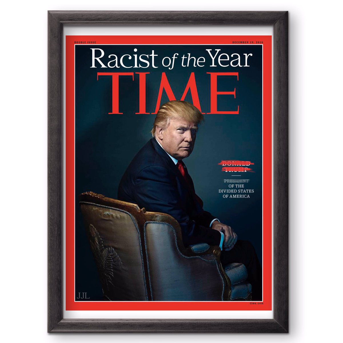 #racistoftheyear #NoBanNoWall #NoBanOnStolenLand by:@Sweetloo35