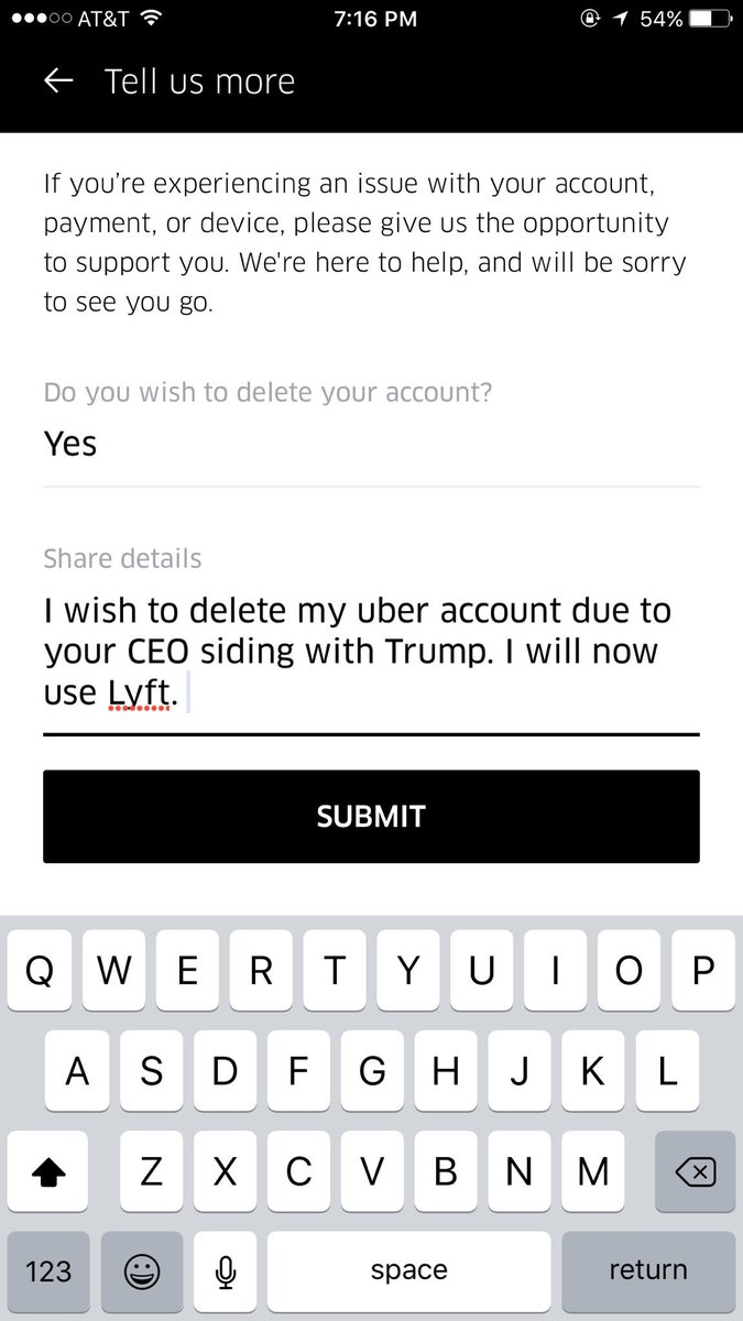 TheLOC_'s tweet image. #deleteuber #uselyft #fucktrump