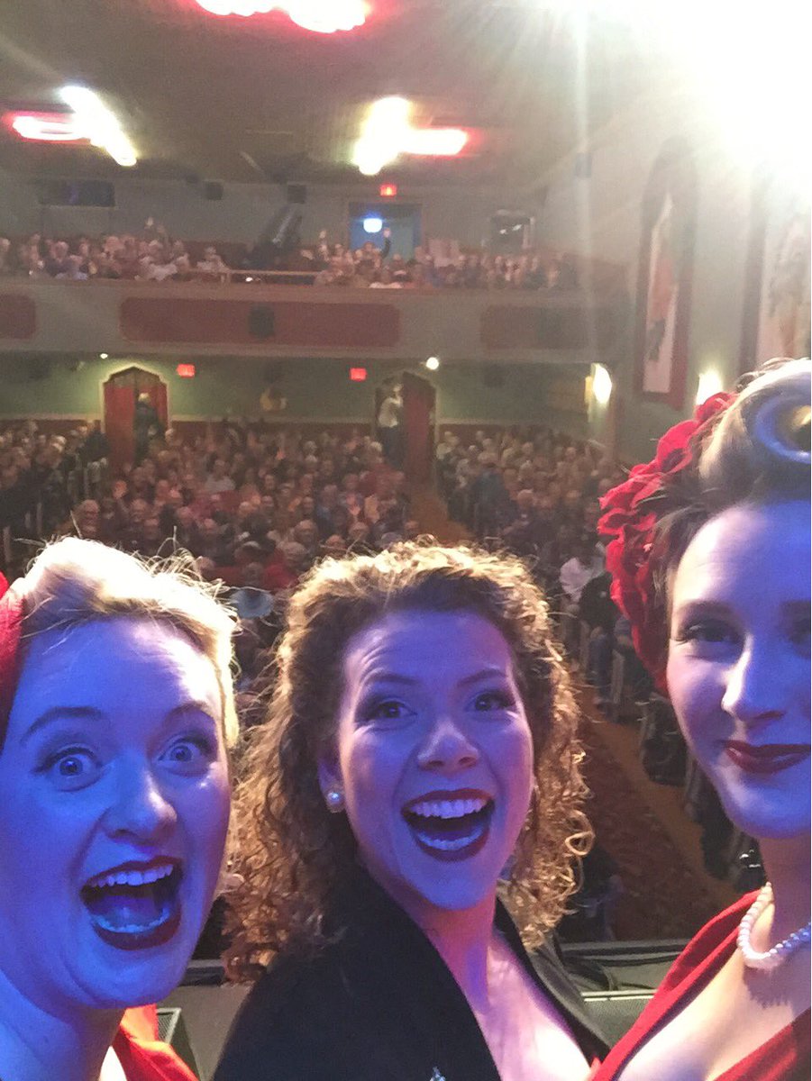 RosieRiveters's tweet photo. Fantastic &amp; sold out last night of our tour! Thanks for the love, #FortMcleod! #empresstheatre #rosieandtheriveters https://t.co/Zgfvs4HUv2